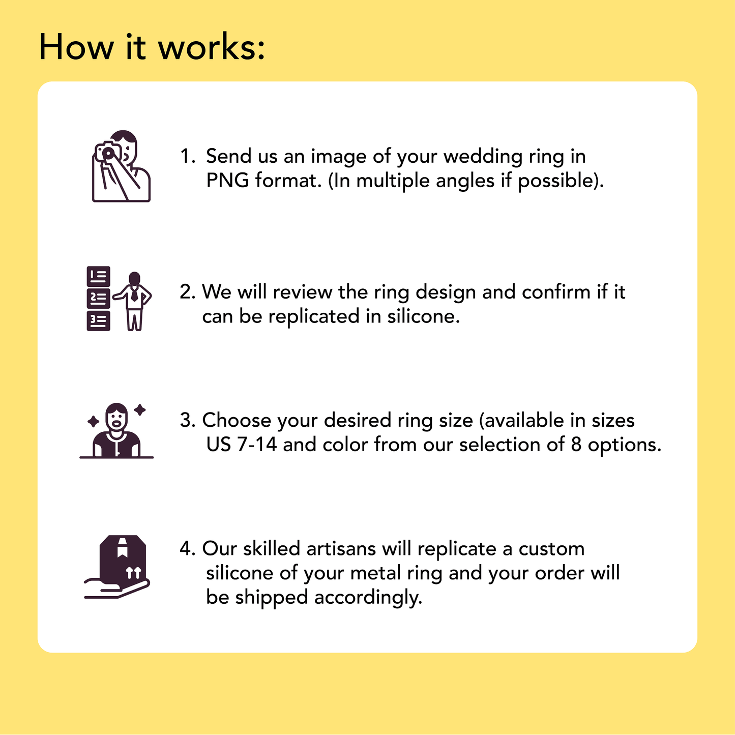 EverMark Rings: Transform Your Metal Wedding Rings into Silicone Ring!