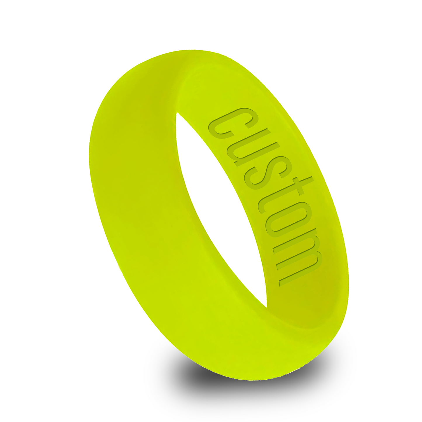 Personalized Neon Silicone Ring