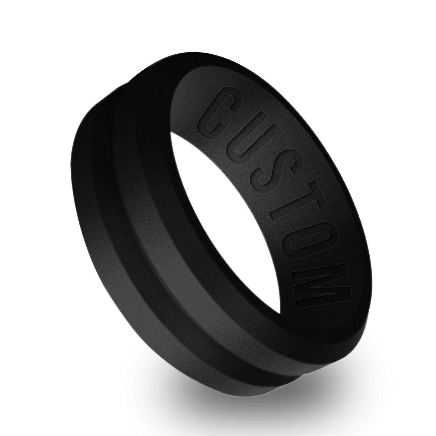 Personalized Silicone V Pattern Silicone Ring