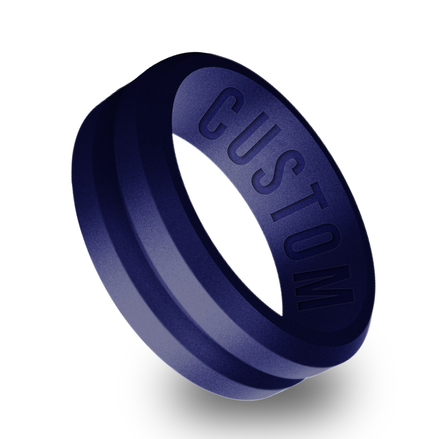 Personalized Silicone V Pattern Silicone Ring