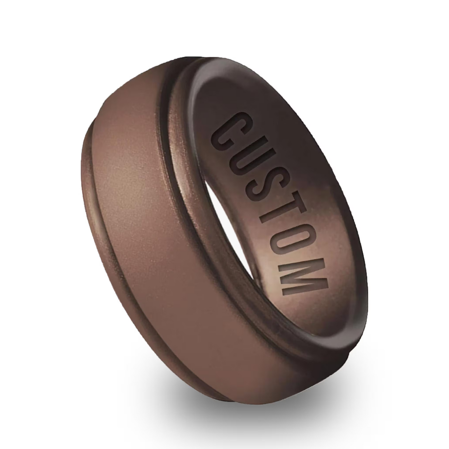 Personalized Silicone Engraved Ring
