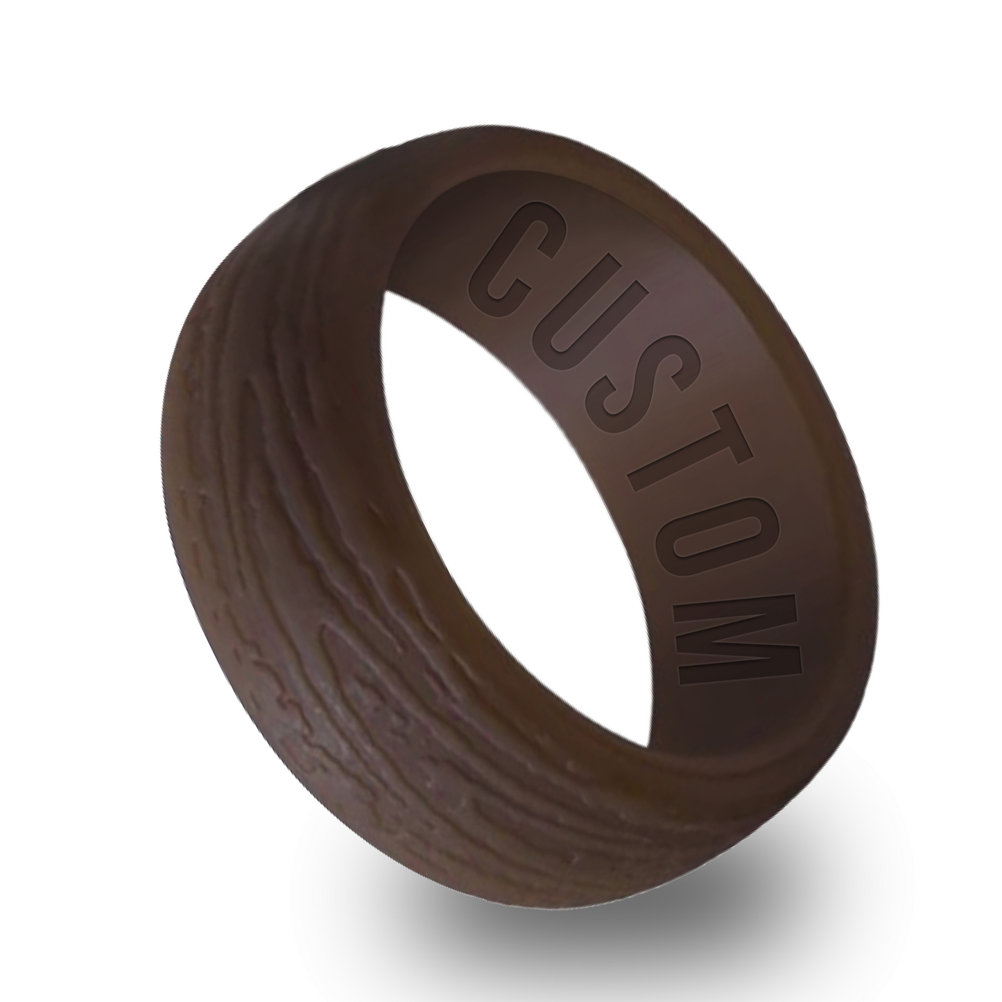 Wooden Pattern Silicone Ring