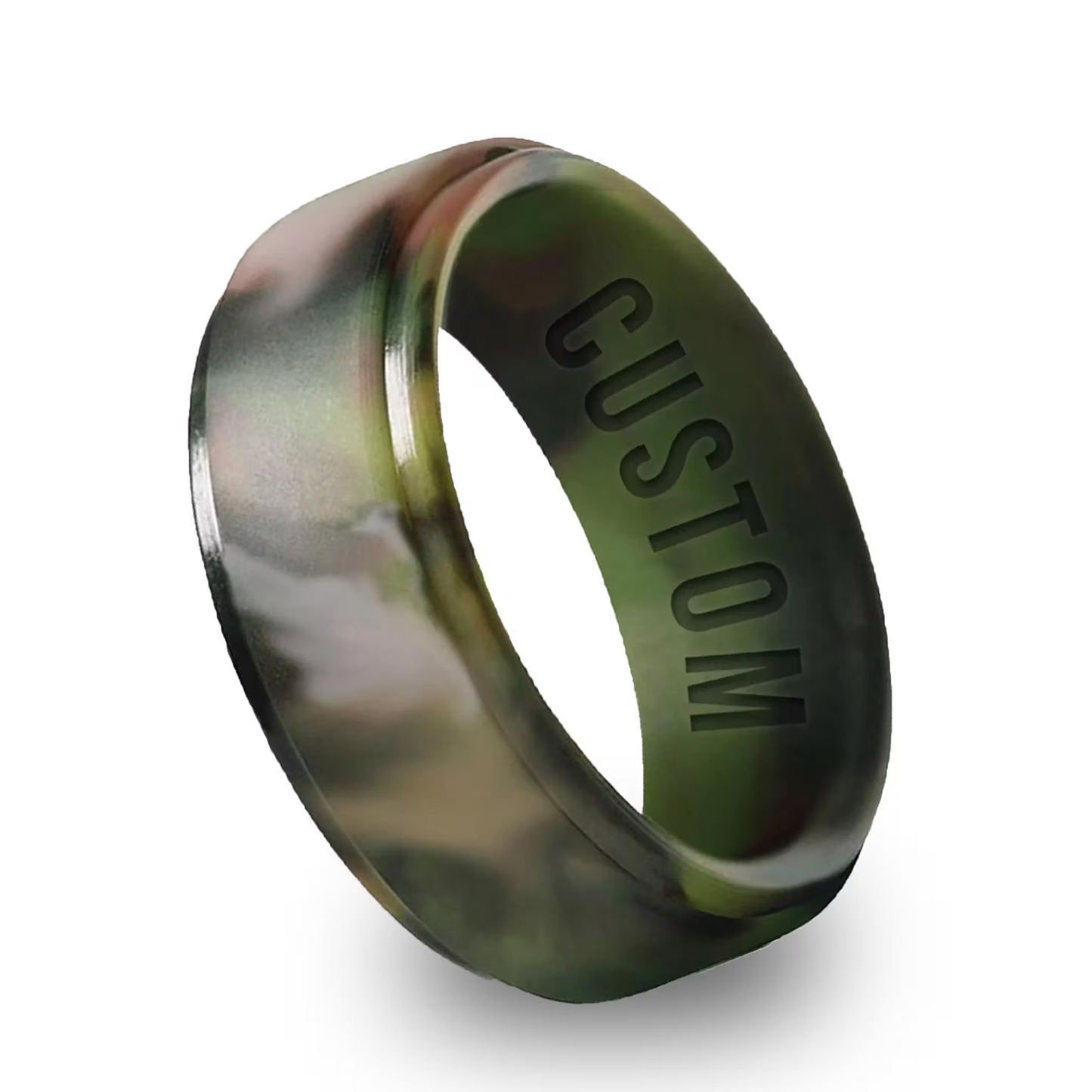 Personalized Silicone Engraved Ring