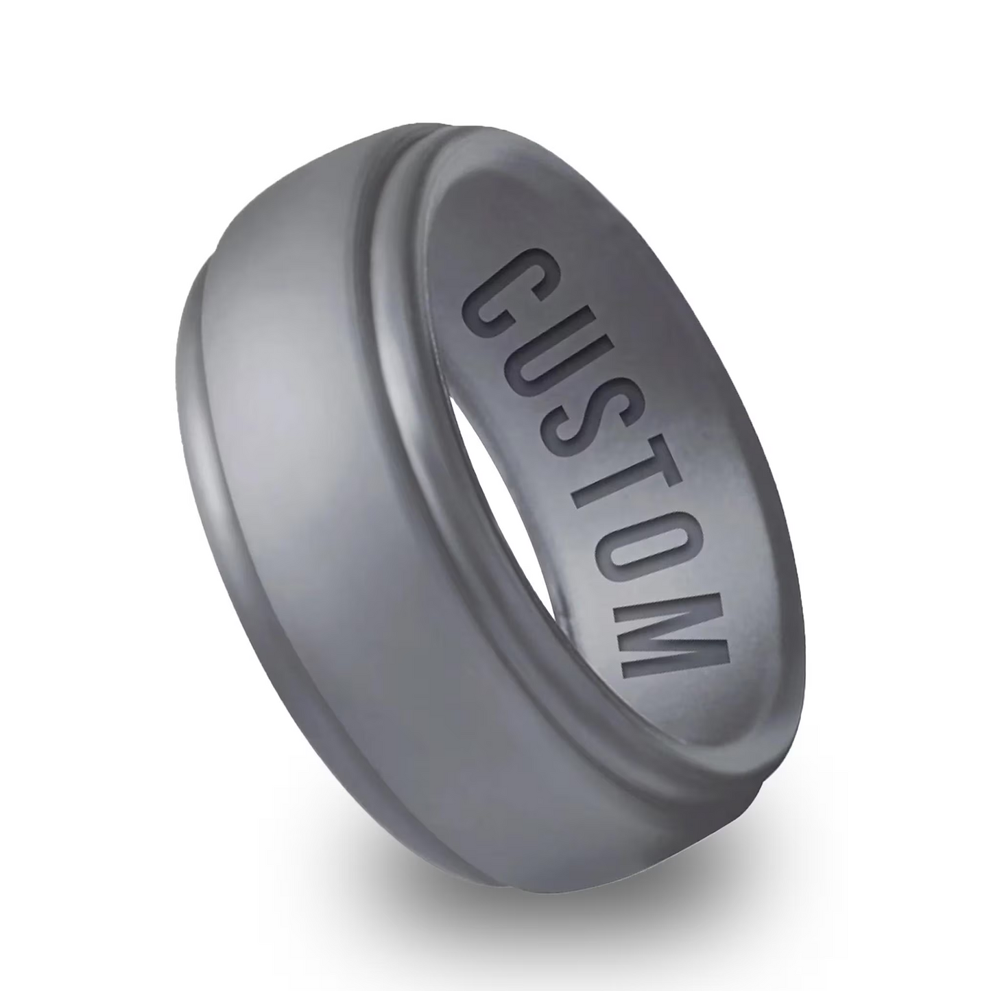 Personalized Silicone Engraved Ring