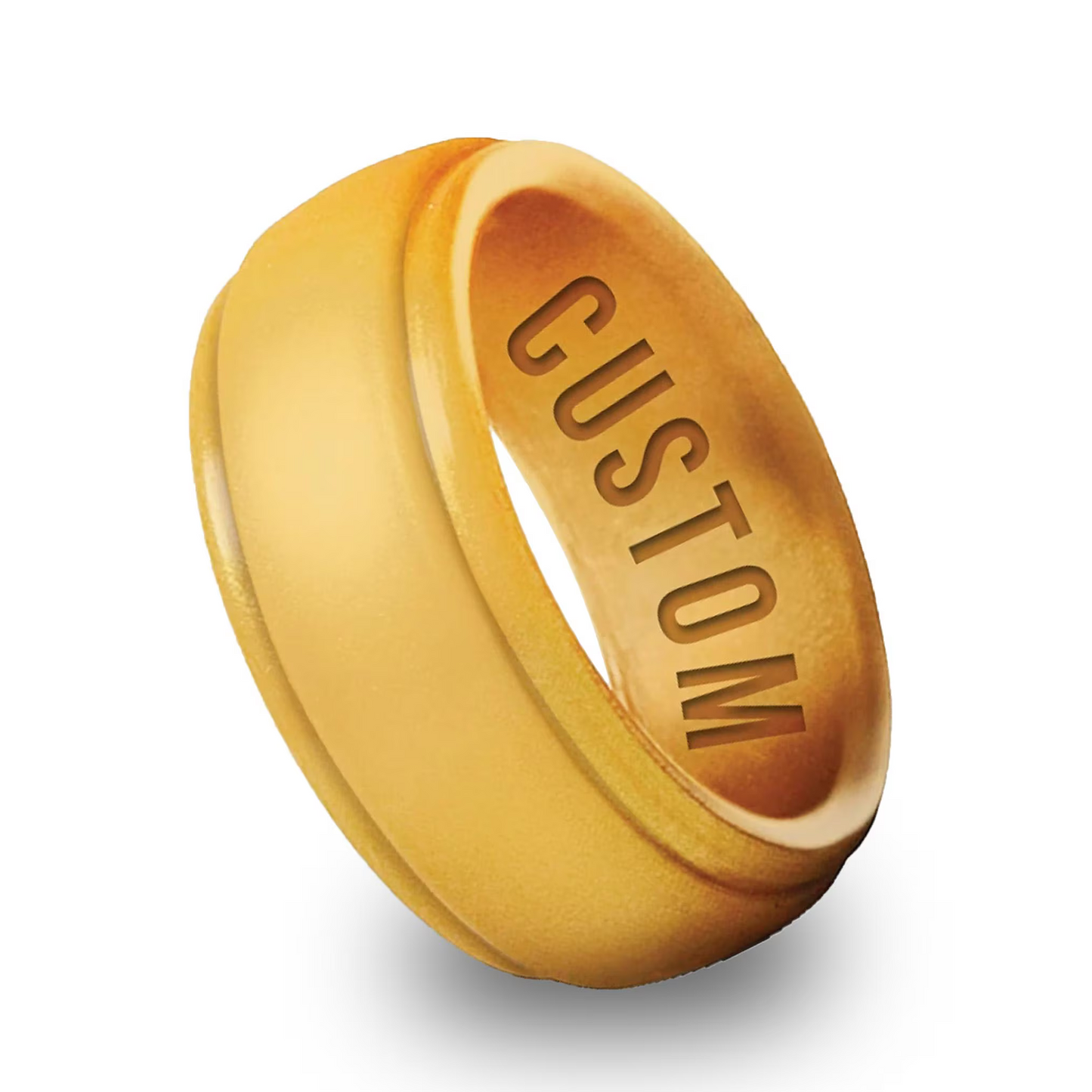 Personalized Silicone Engraved Ring