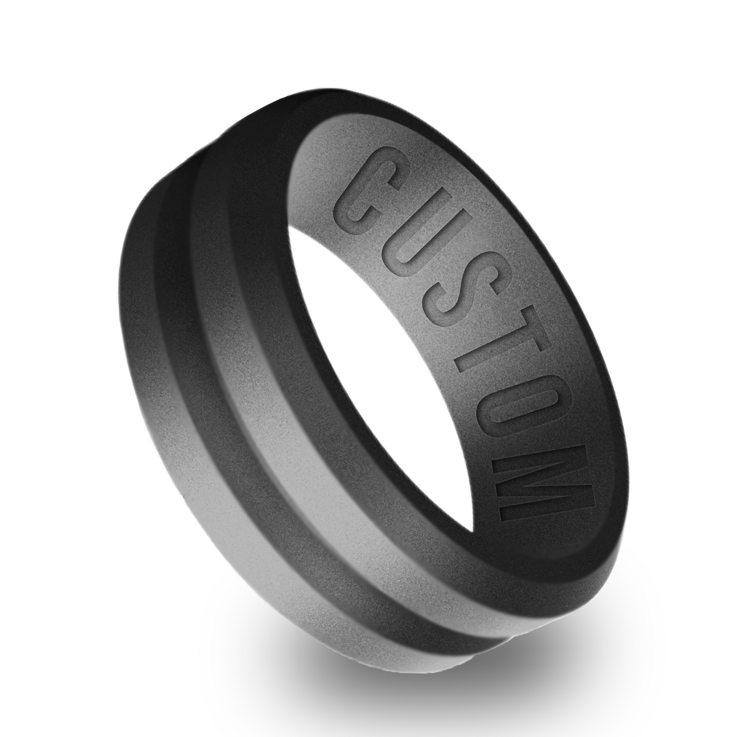 Personalized Silicone V Pattern Silicone Ring