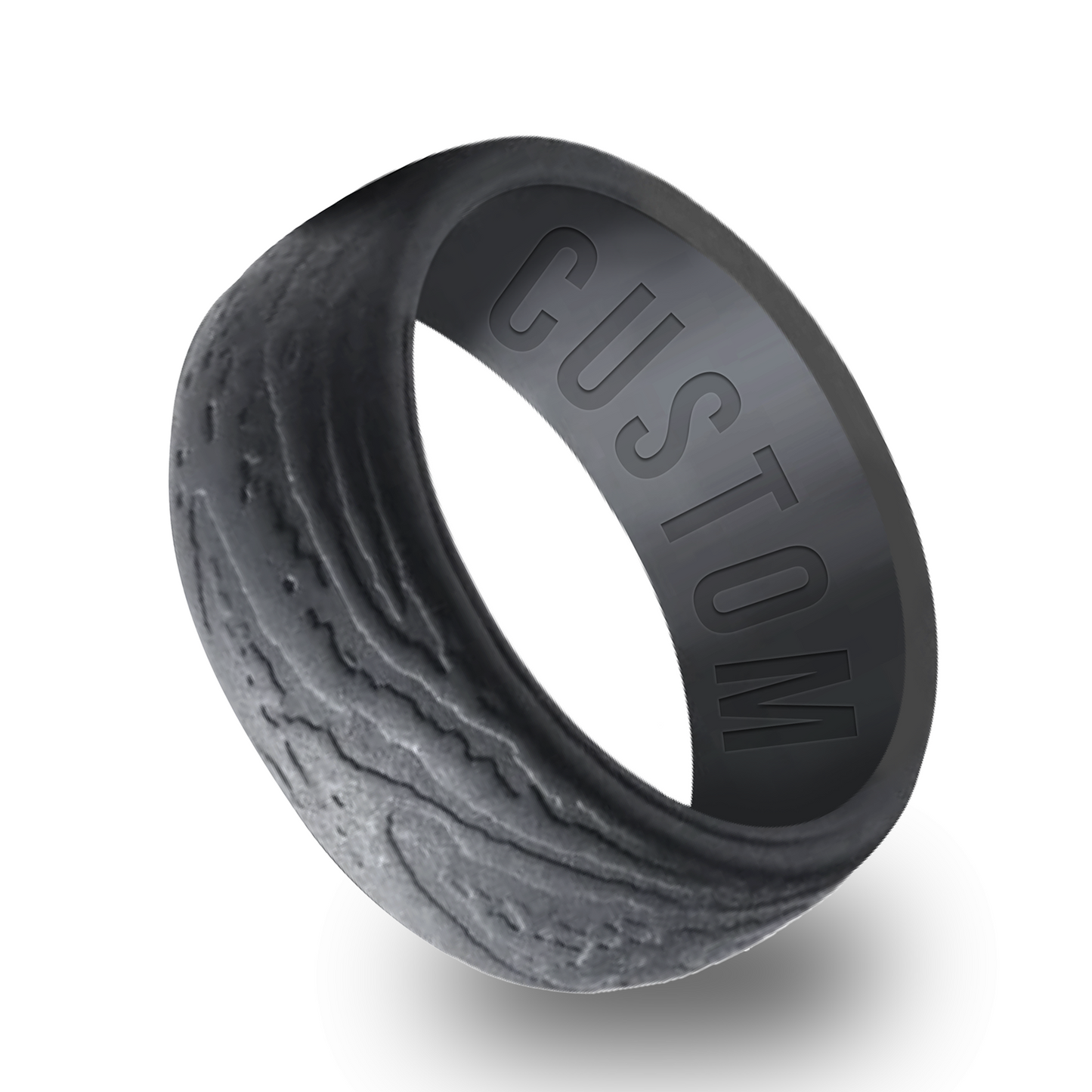 Wooden Pattern Silicone Ring
