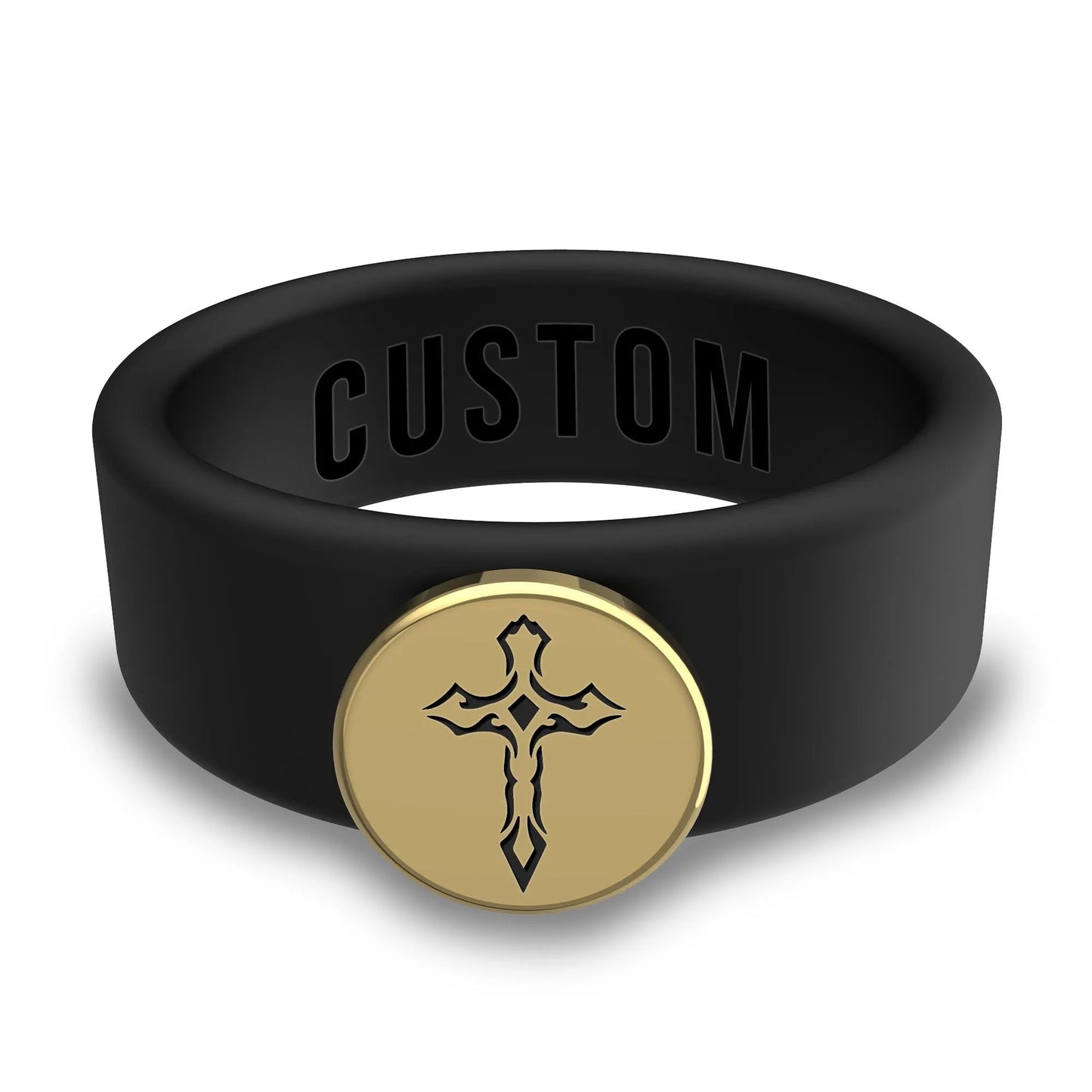 Custom Interchangeable 316 Stainless Steel Round Ring Plate for Silicone Rings