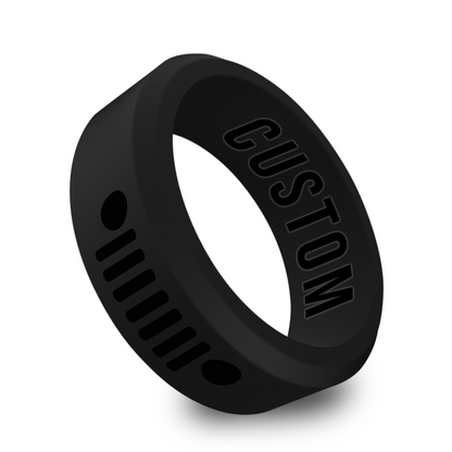 Truck Car Personalized Silicone Beveled Ring
