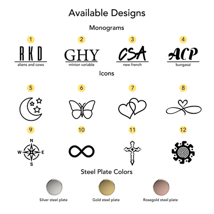 Custom Interchangeable 316 Stainless Steel Round Ring Plate for Silicone Rings